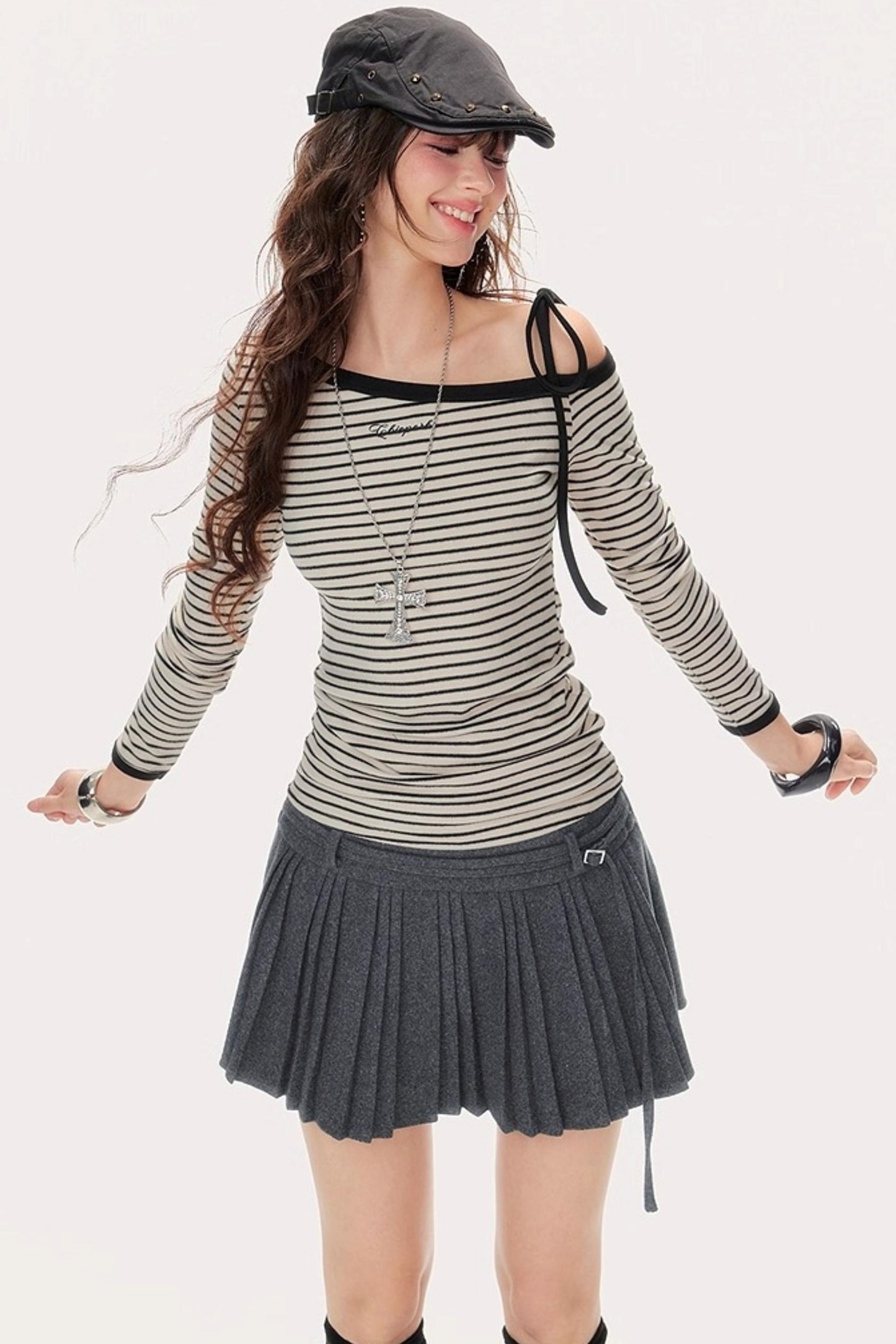 Fall Lace-Up Base Layer Top