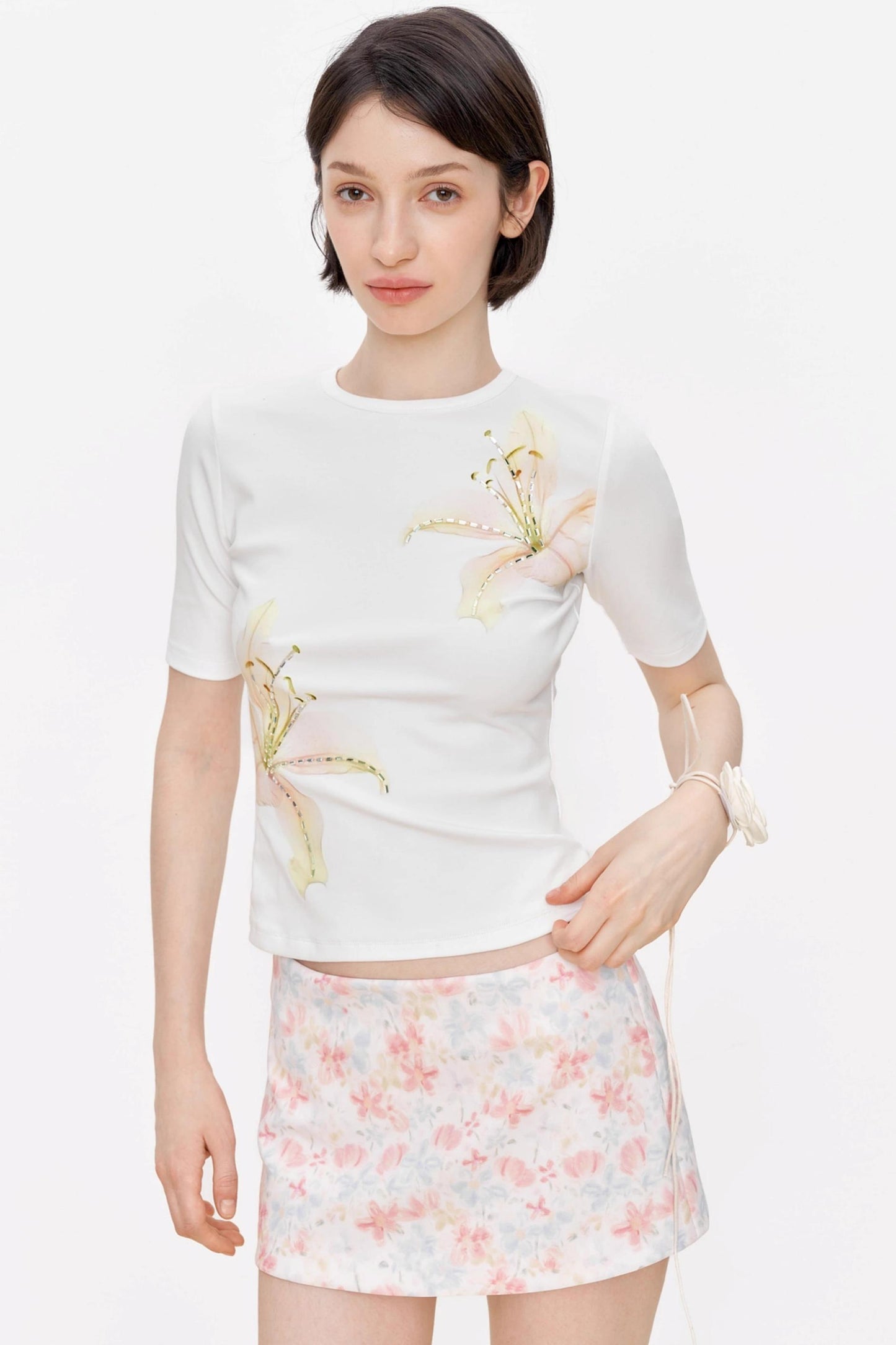 Summer Diamond Lily Blouse