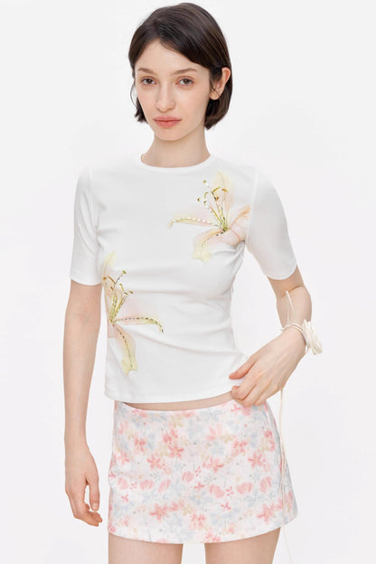 Summer Diamond Lily Blouse