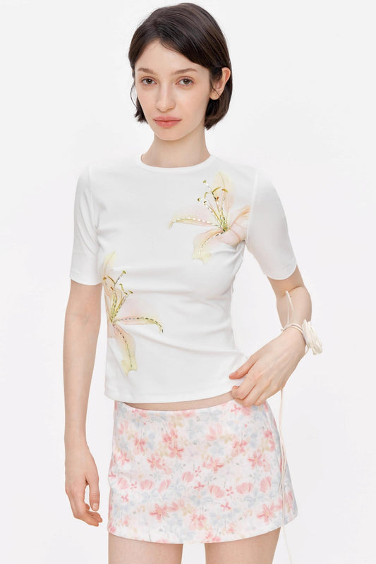 Summer Diamond Lily Blouse