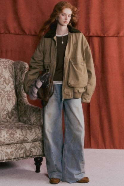 Vintage Distressed Denim Pants