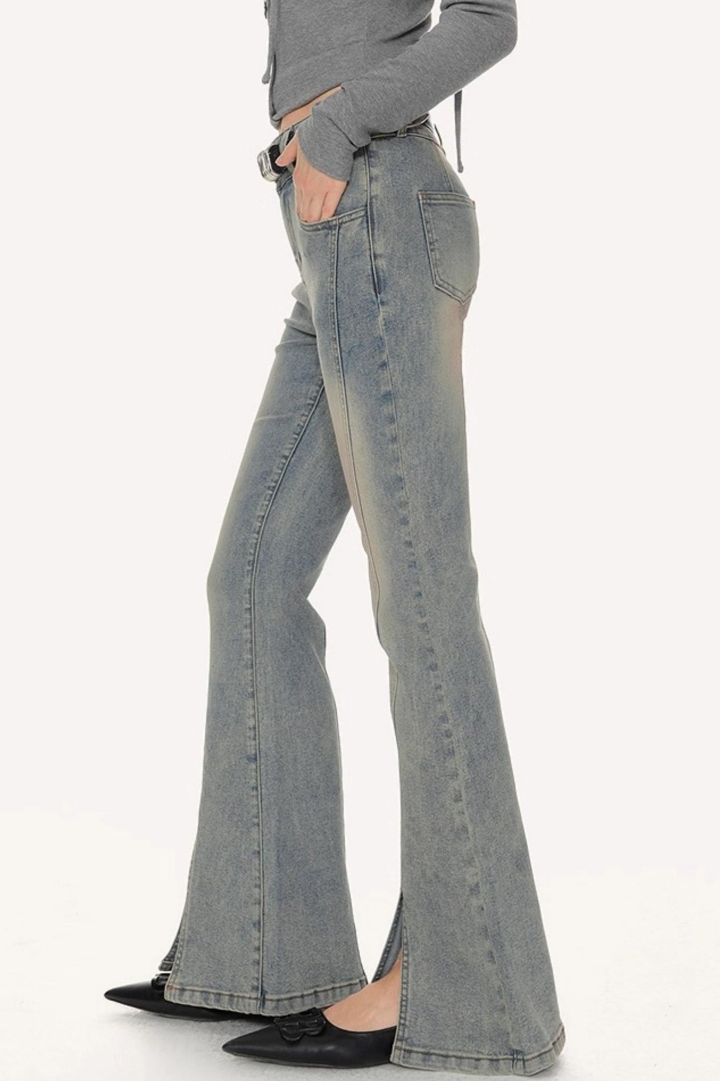 Spice High-Waisted Flared Jeans