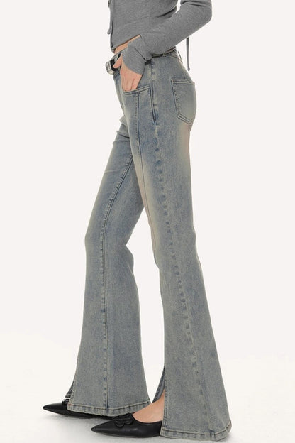 Spice High-Waisted Flared Jeans