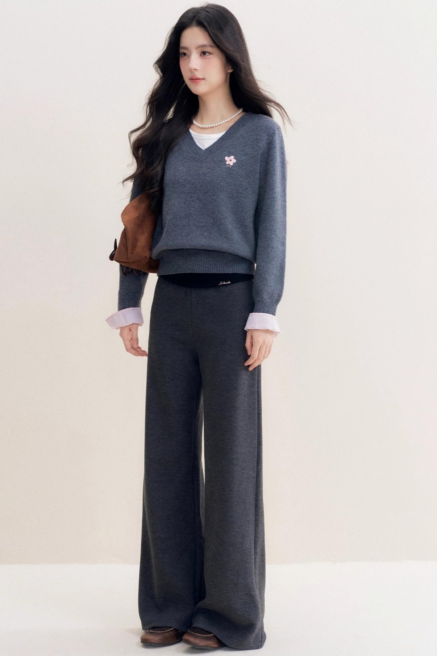 Blokette Loose Knit Trousers