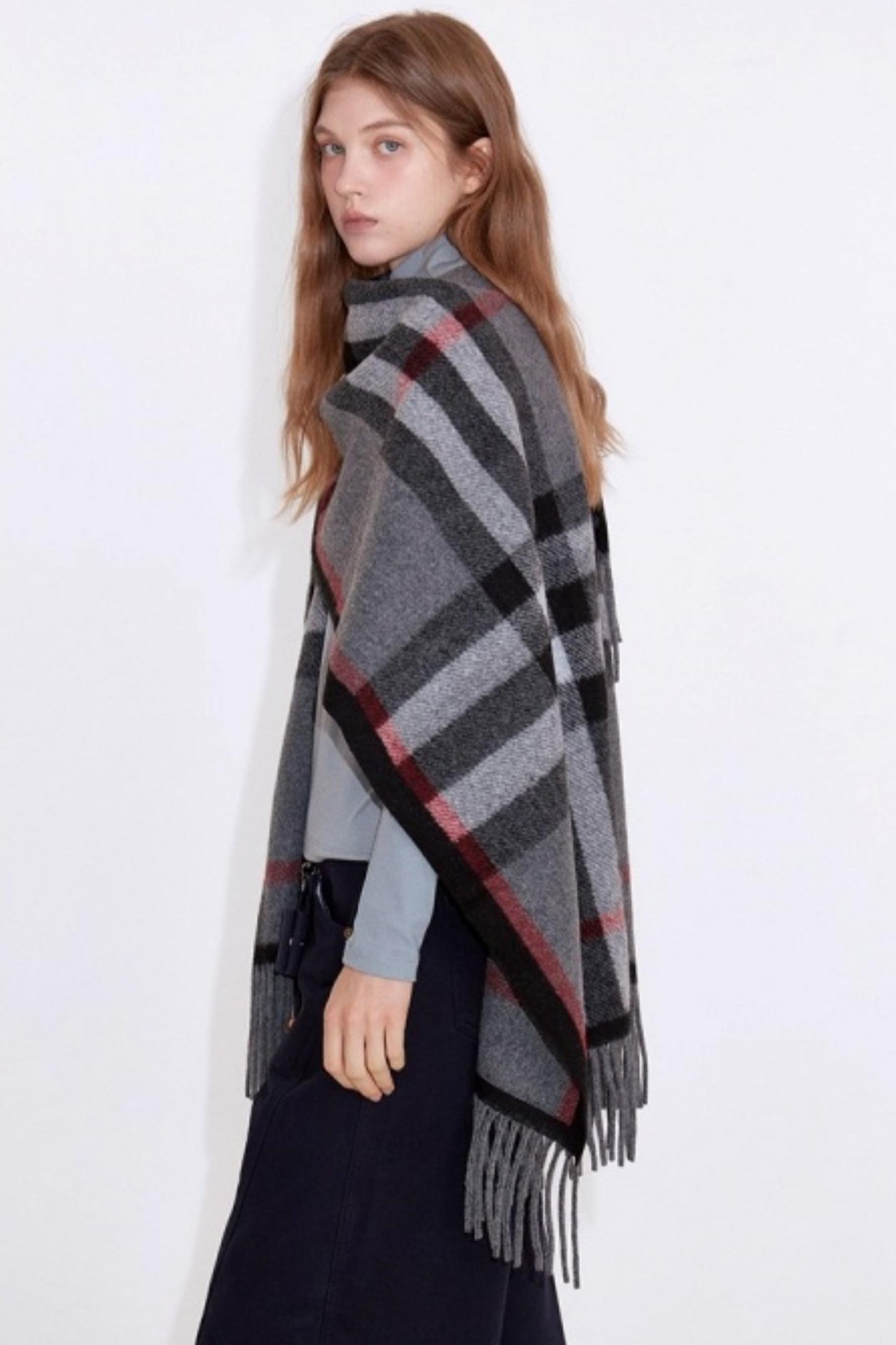 Soft Glutinous Sheep Wool Shawl