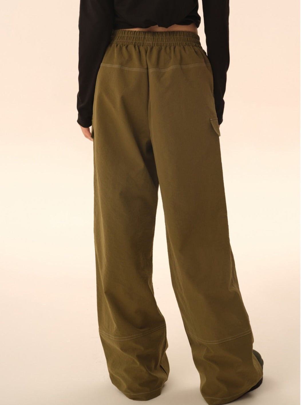 Loose straight casual trousers