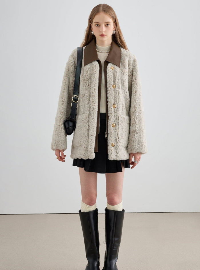 Fur Integrated Down Jacket