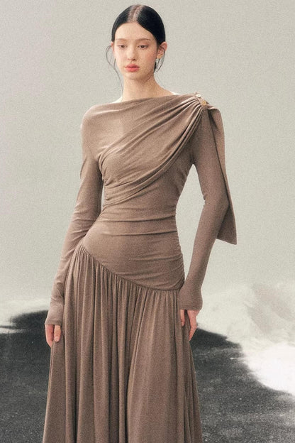 Ribbon Bodycon Winter Dress