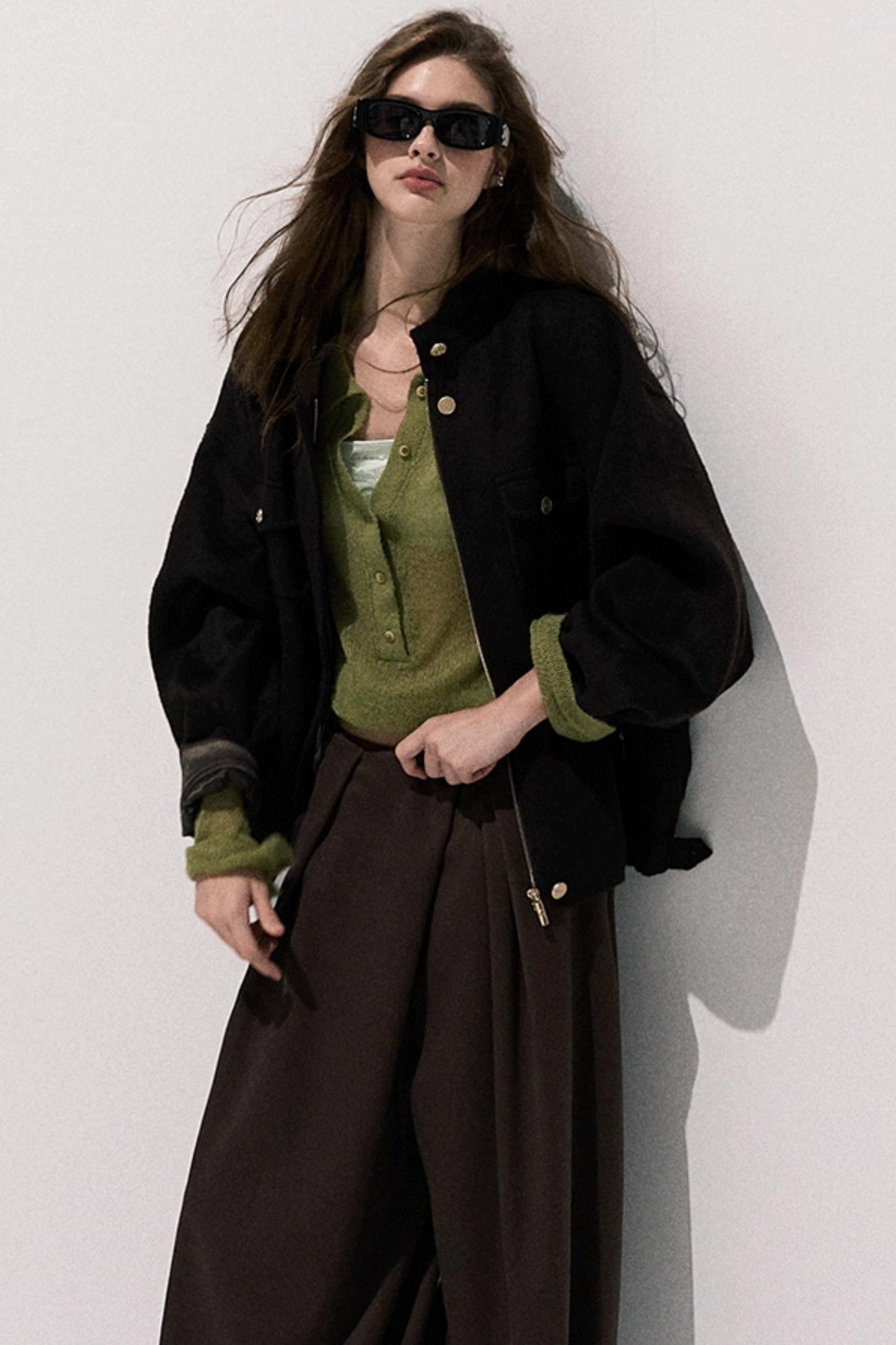 Lace Paneled Satin Inner Top