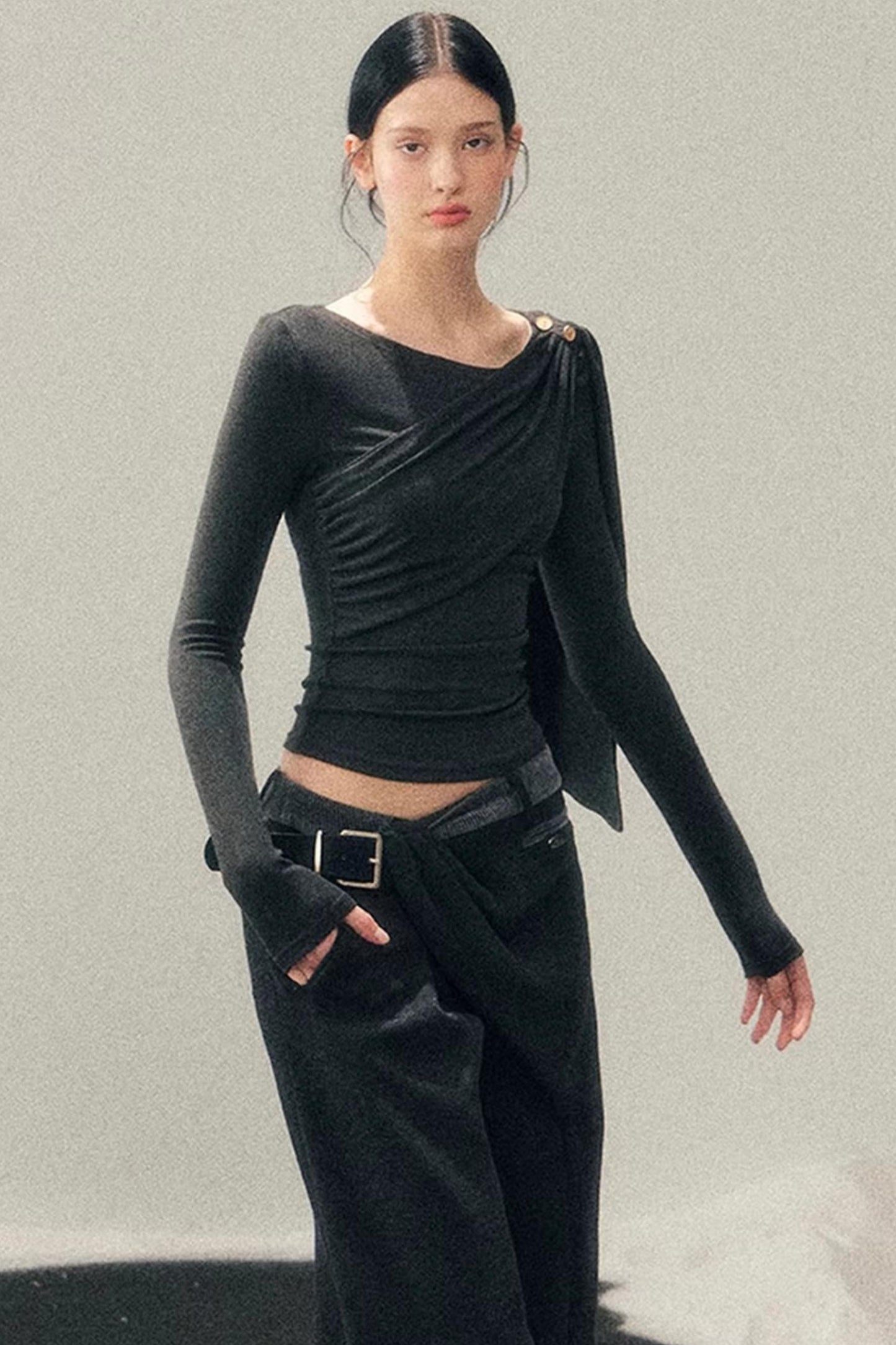 French Ribbon Design Blouse