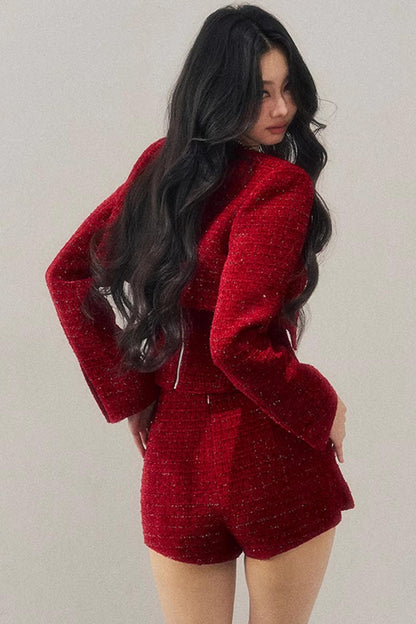 Chanel Wool Coat Skirt Set-Up