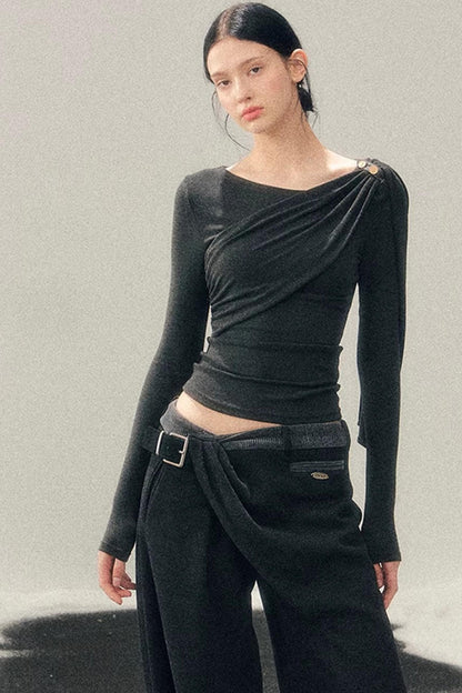 French Ribbon Design Blouse