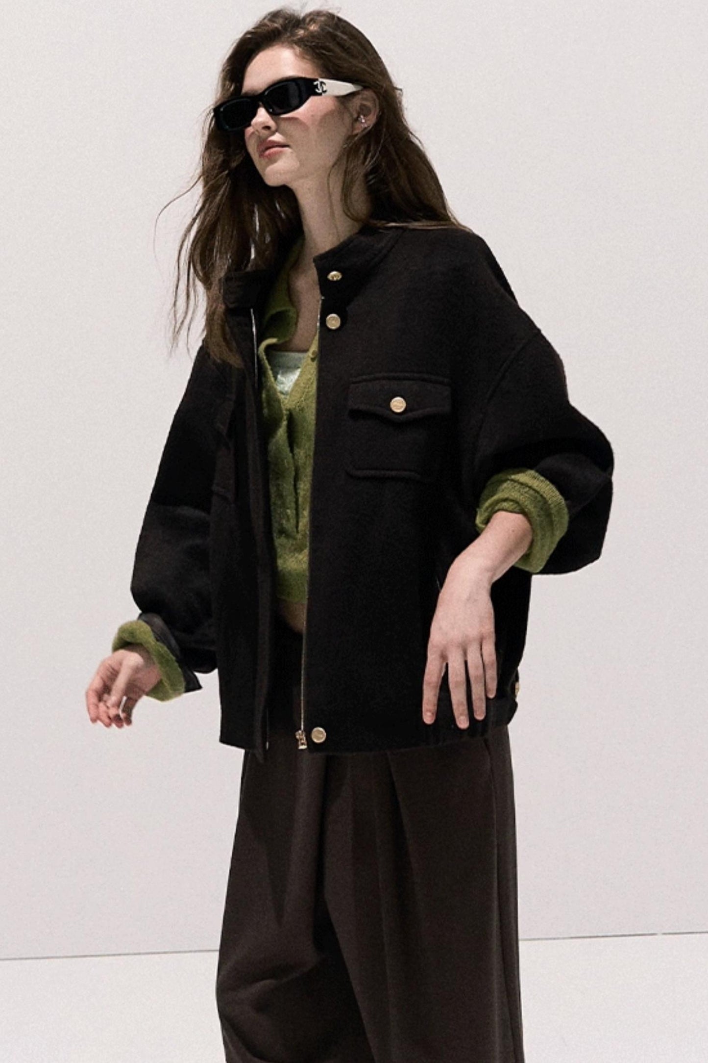 Lace Paneled Satin Inner Top