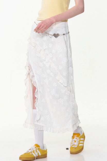 Summer Lace Midi Skirt