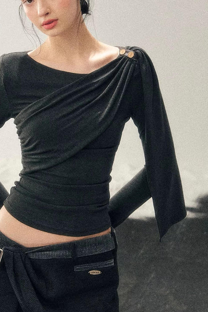 French Ribbon Design Blouse