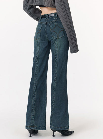 Flared Jeans Pants