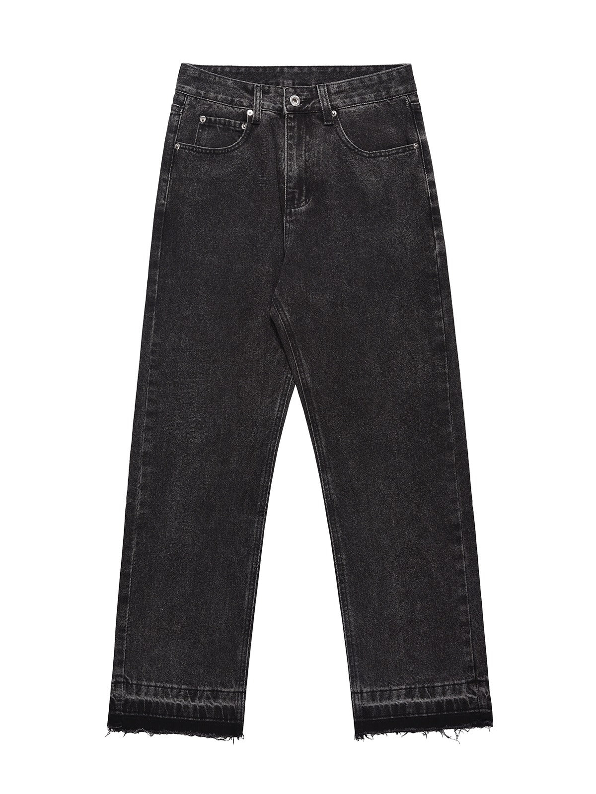Straight Wash Jeans Pants