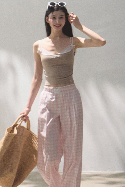 Stretch Chambray Camisole Set