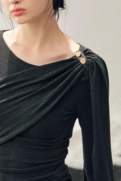 French Ribbon Design Blouse