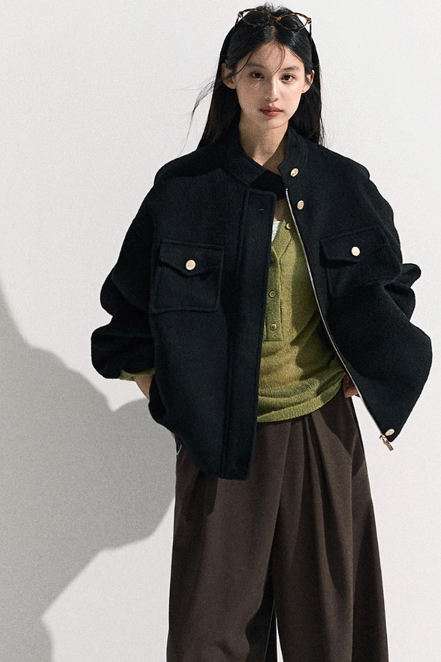 Lace Paneled Satin Inner Top