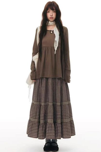 Color-Blocked Knit Sweater