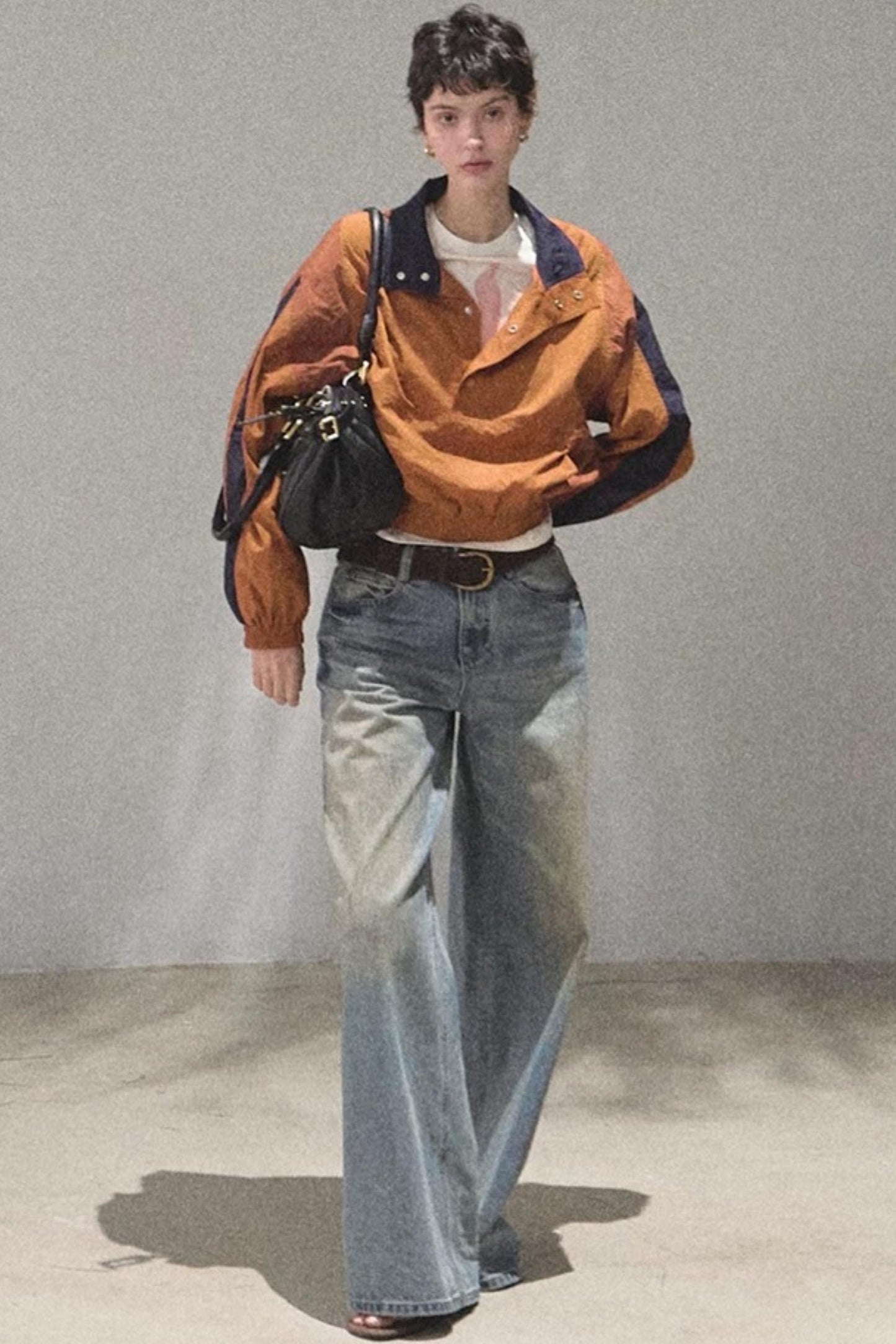 Vintage Hand-Painted Jeans Set
