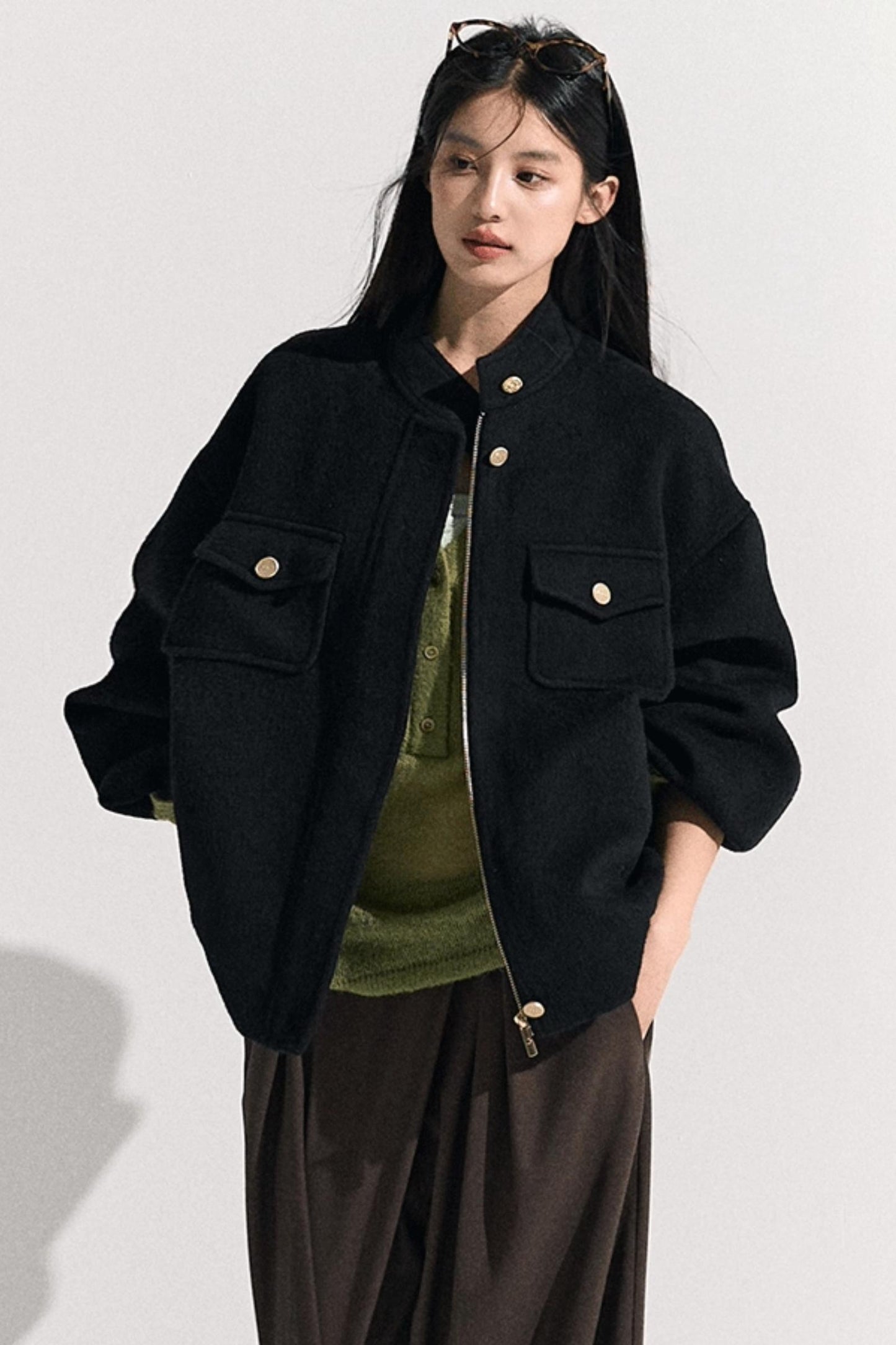 Lace Paneled Satin Inner Top