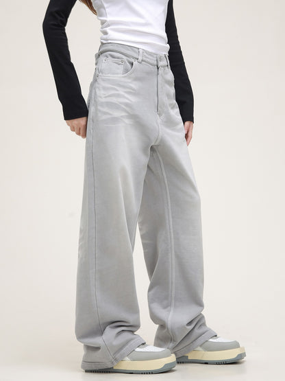 American Retro Imitation Denim Hip-Hop Jogginghose