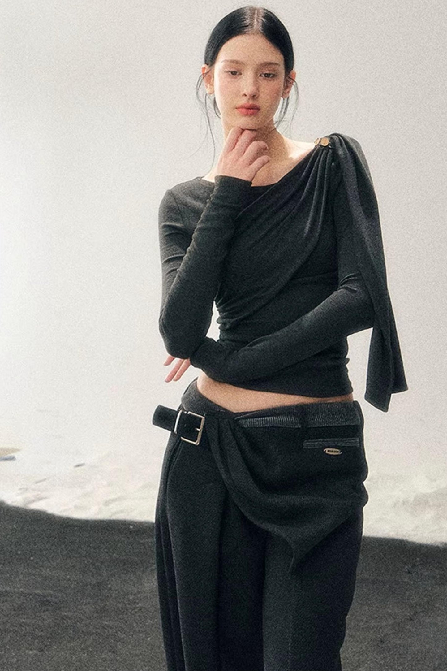 French Ribbon Design Blouse