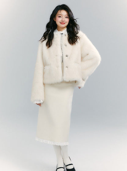 White Lovers woolen small Set