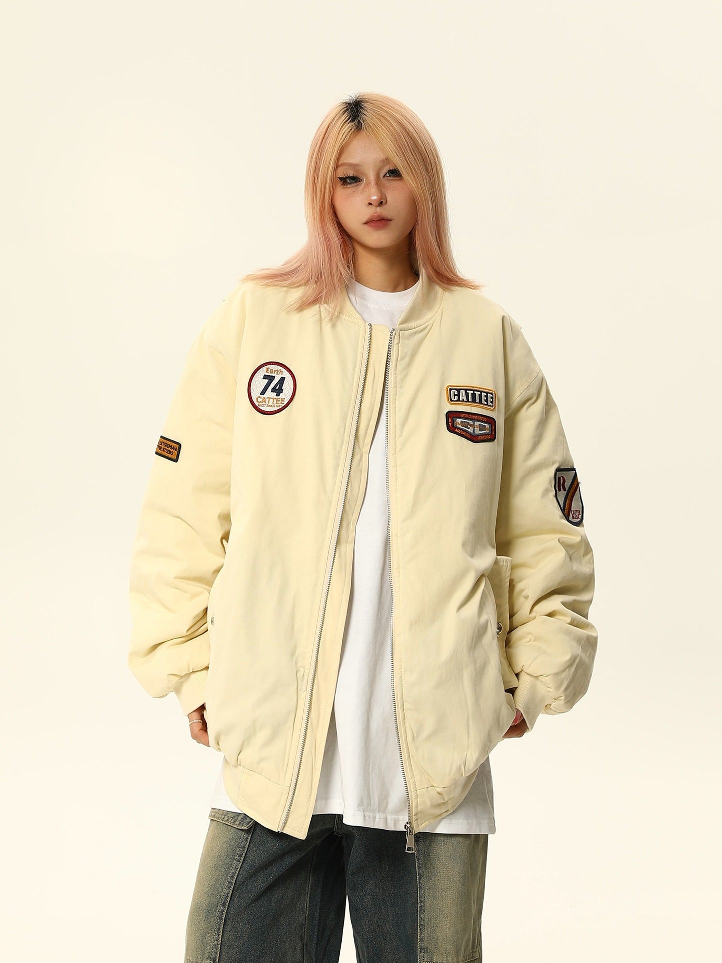 American Vintage Street Baseball Cotton Jacket