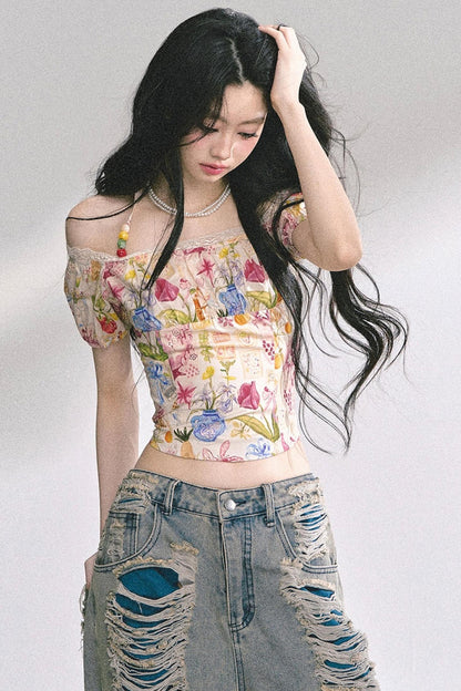 Verona Floral Top