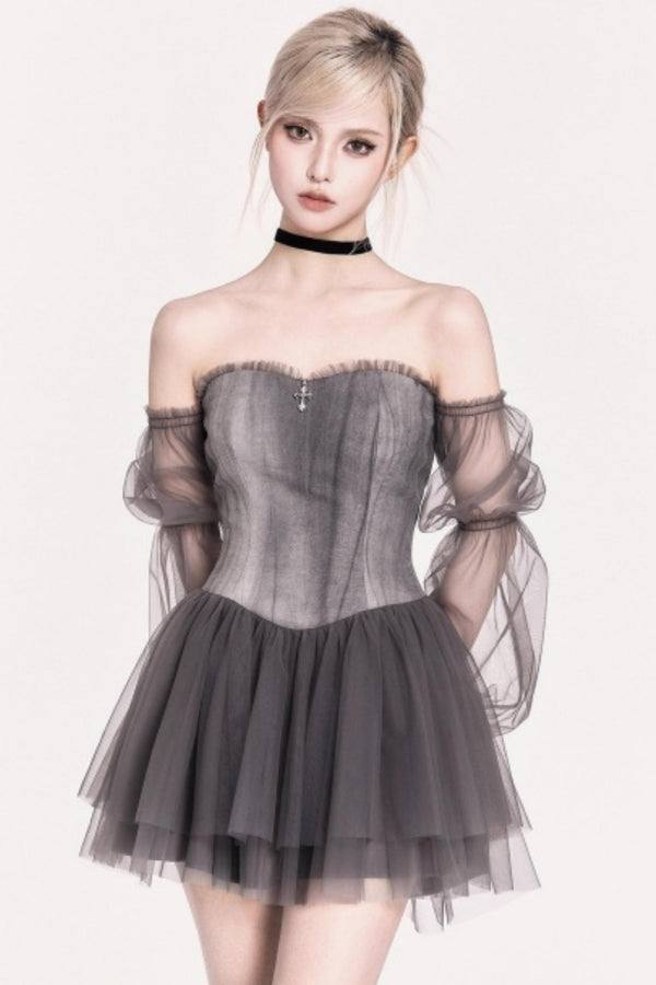 Velvet Waist Slimming Exquisite Dress