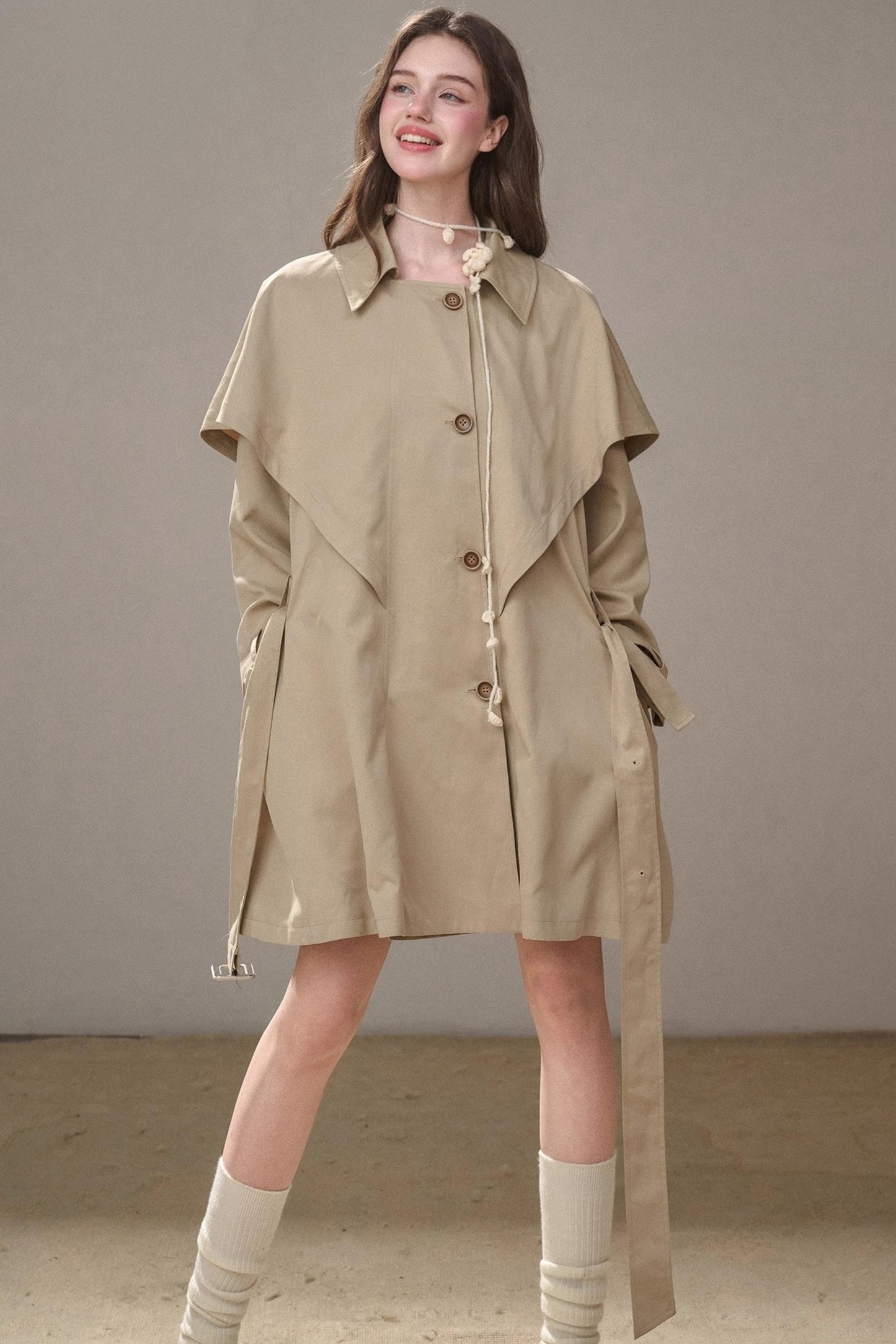 Retro Loose Trench Coat