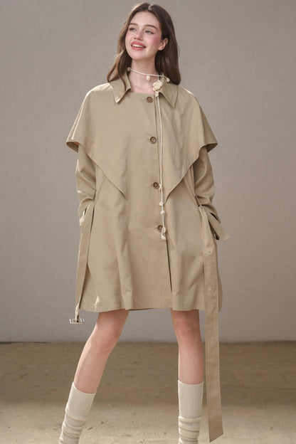 Retro Loose Trench Coat
