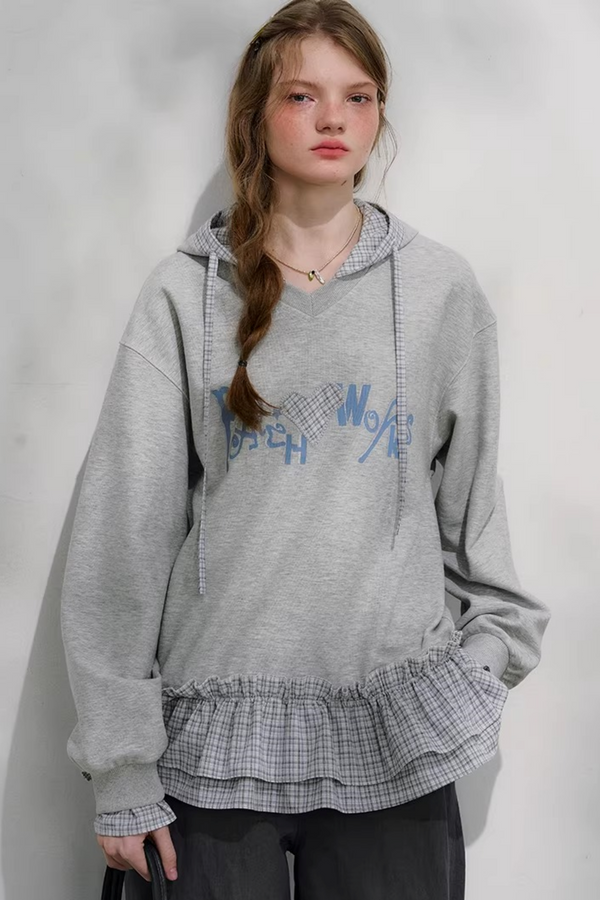 Childlike Stickers Hooded Sweatshirt