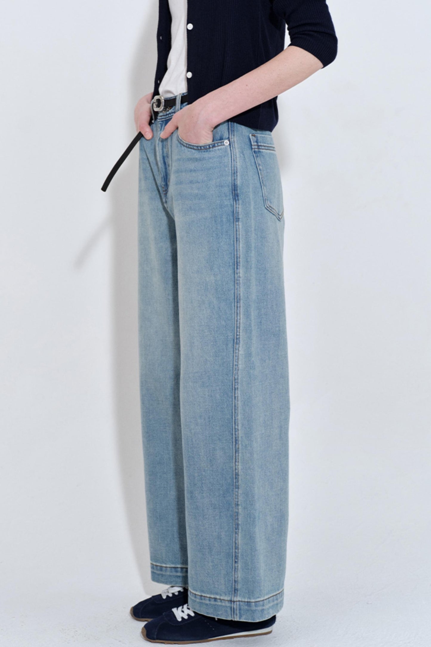 Cat Whisker Cropped Jeans