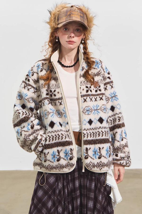 Polar Fleece Jacquard Jacket Set-Up