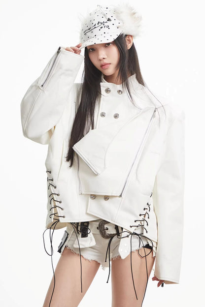 Retro Black Leather Jacket