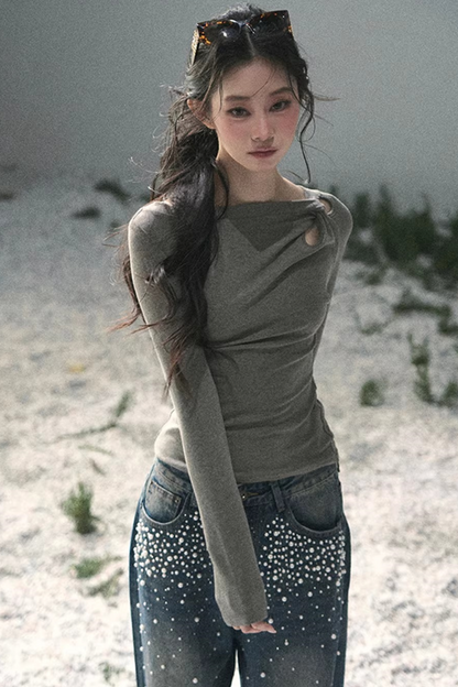 Her Silent Poetry Twisted Top