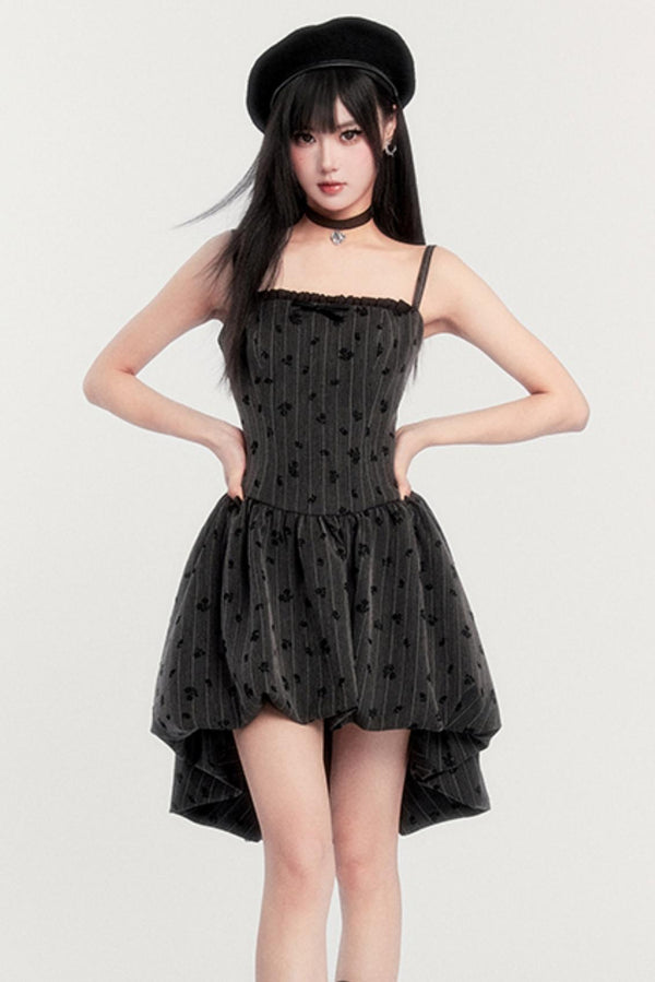 로즈 아일랜드 불규칙 슬림 원피스 