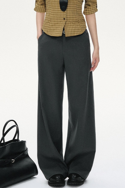 Slim Fit Mid-Sleeve Checked Top Set-Up