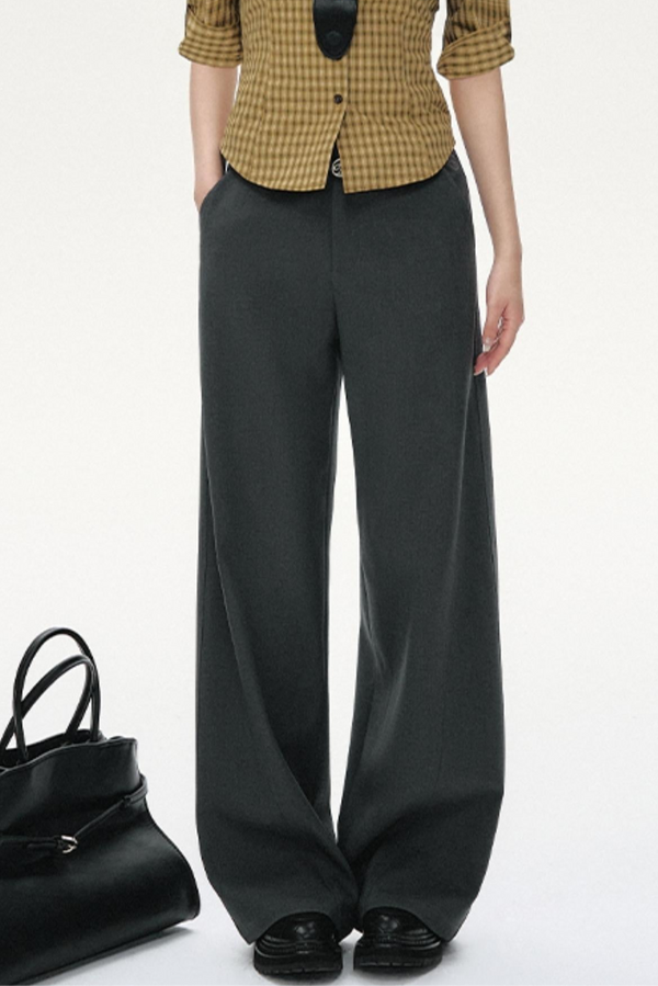 Slim Fit Mid-Sleeve Checked Top Set-Up