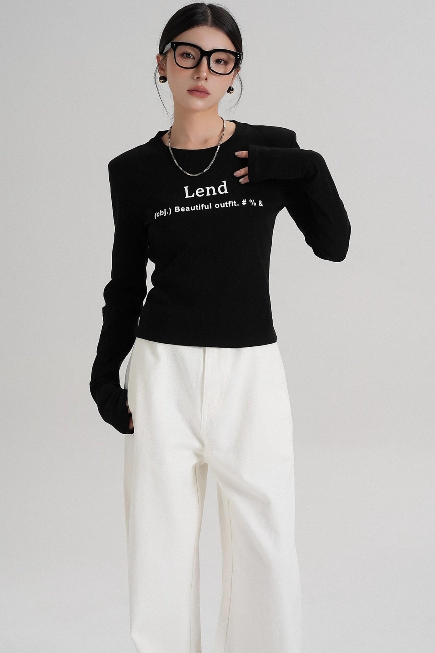 Crewneck Cotton Shirt