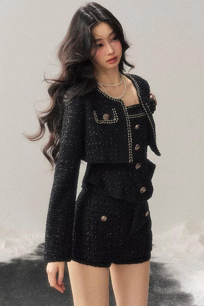 Chanel Wool Coat Skirt Set-Up