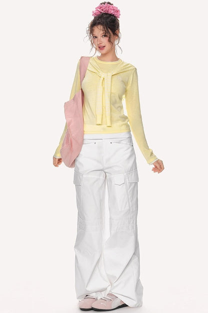 Preppy Knit Slim Sweater