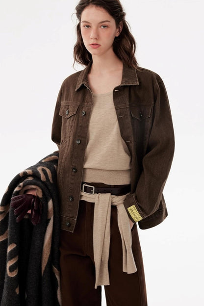 Vintage Cotton Denim Jacket