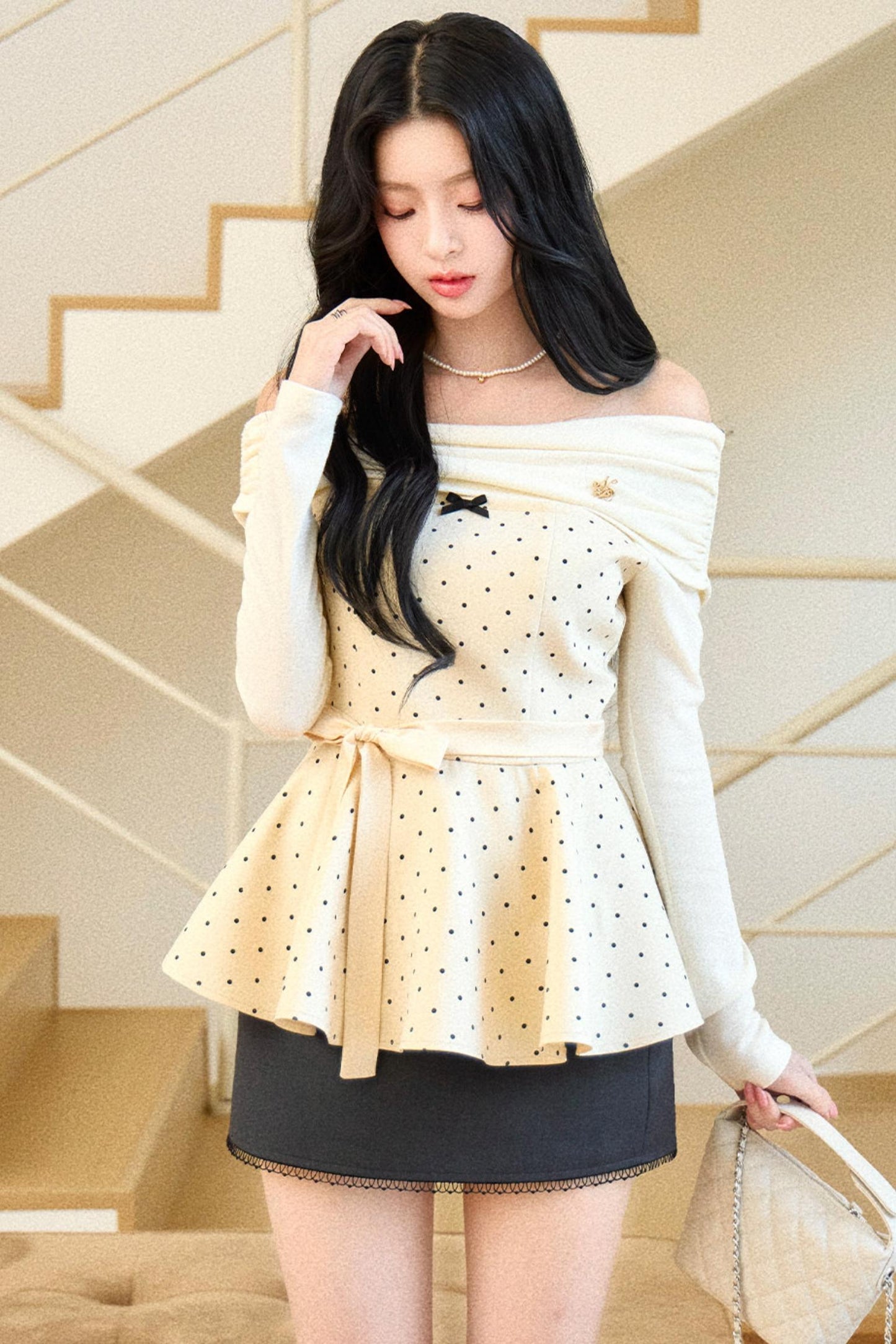 Off-Shoulder Two-Piece Set-Up