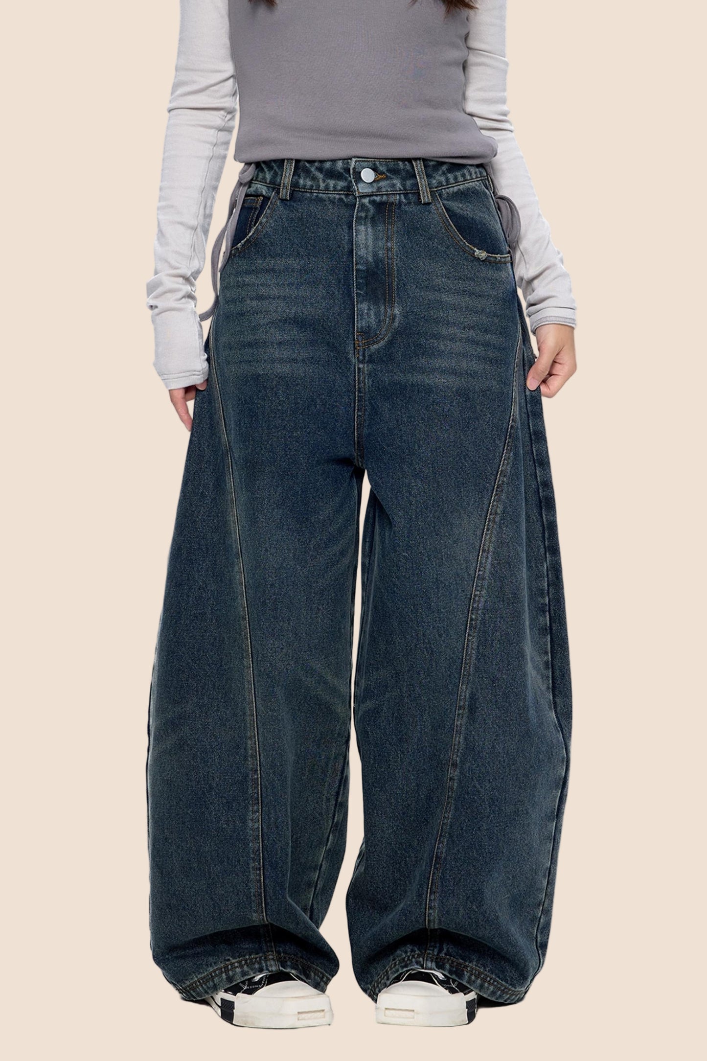 Summer Wide-Leg Jeans Pants