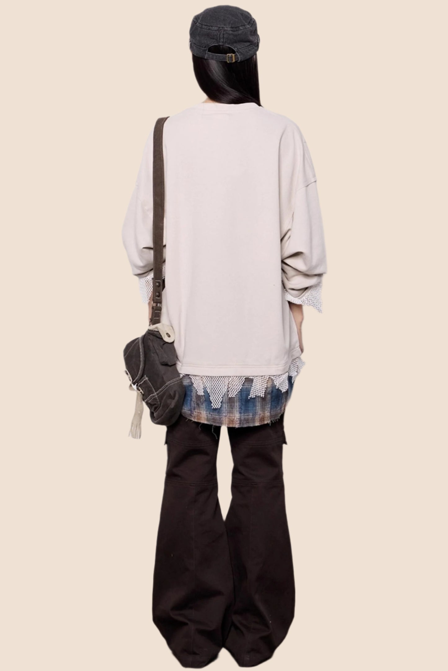 Casual Dog Print Crewneck Top